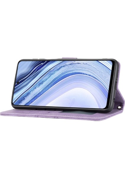 Xiaomi Redmi Not 9 Için Flip Case Pro Max Kickstand Cüzdan Kılıf Manyetik (Yurt Dışından)