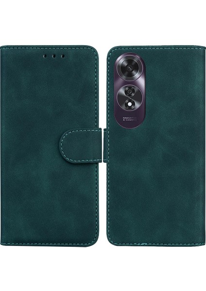 Oppo A60 4g Premium Pu Deri Manyetik Kart Yuvası Standı Için Flip Case (Yurt Dışından)