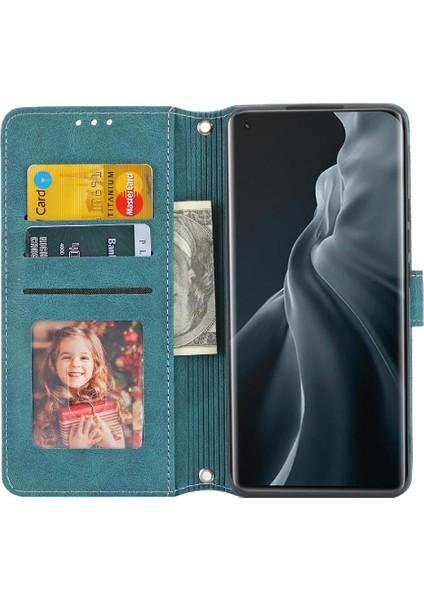 Xiaomi Mi 11 Için Flip Case Cüzdan Kılıf Kickstand Darbeye Koruyucu Pu (Yurt Dışından) modelleri