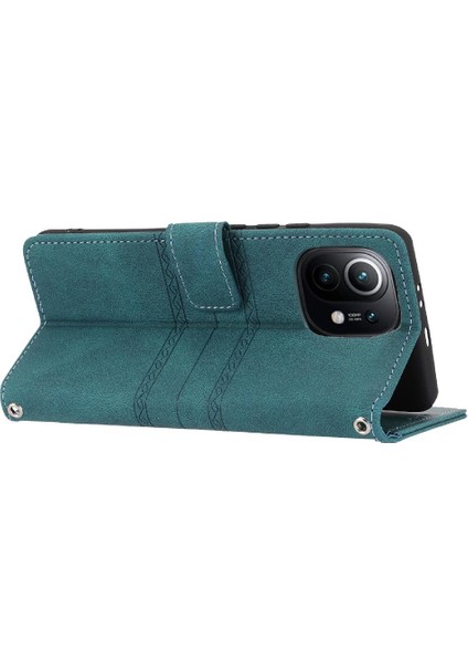 Xiaomi Mi 11 Için Flip Case Cüzdan Kılıf Kickstand Darbeye Koruyucu Pu (Yurt Dışından) indirimleri