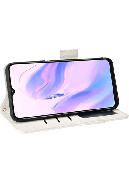 Blackview A70 Manyetik Pu Deri Kart Yuvaları Tutucu Yan Toka Için Kılıf (Yurt Dışından)