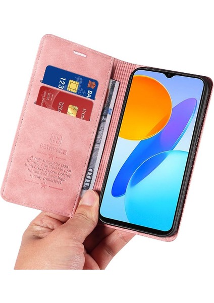 Onur X8 5g Pu Deri Manyetik Koruyucu Folyo Cüzdan Için Kılıf (Yurt Dışından)