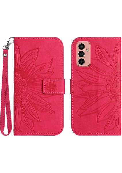 Samsung Galaxy M23 5g Lüks Pu Deri Kart Yuvaları Tutucu ile (Yurt Dışından)