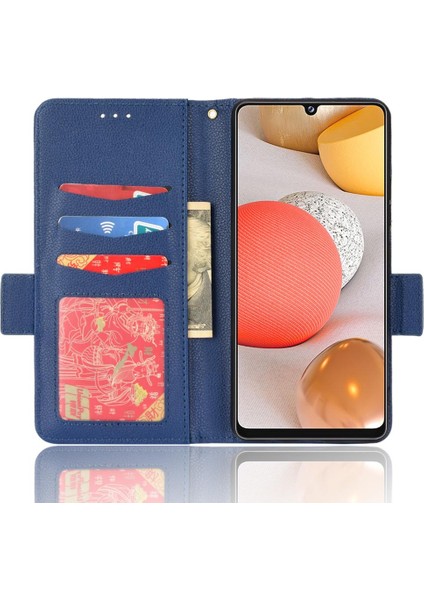Samsung Galaxy Case 5g Kart Yuvaları Için Kılıf Tutucu Yan Toka Pu Deri (Yurt Dışından)