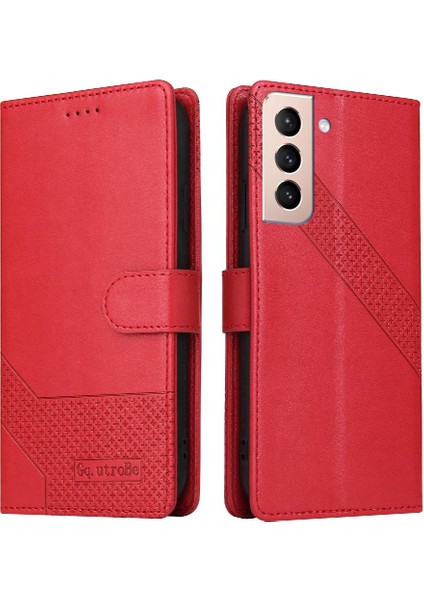 Samsung Galaxy S21 Artı Kickstand Premium Deri Üç Için Flip Case (Yurt Dışından)