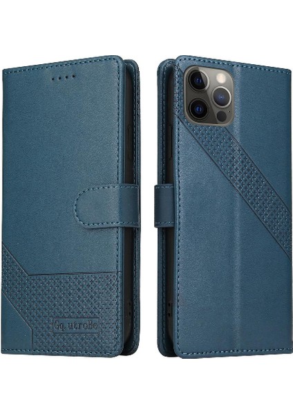 Iphone 12 Için Flip Case Pro Max Premium Deri Kickstand Üç Kart (Yurt Dışından)