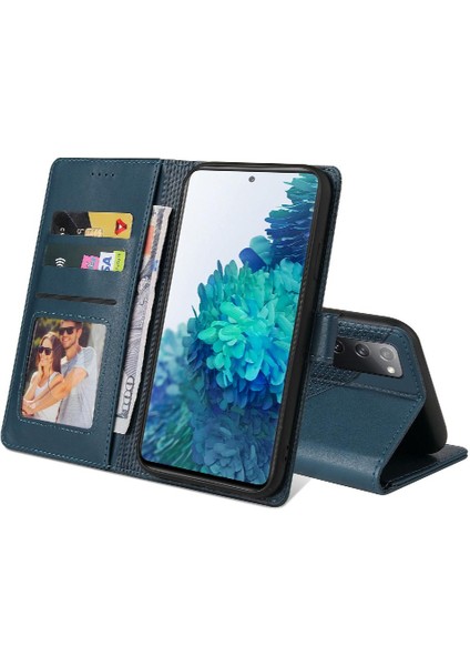 Samsung Galaxy S20 Fe Üç Kart Yuvaları Için Flip Case Kickstand Premium (Yurt Dışından)