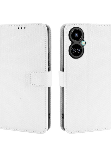 Tecno Camon 19 Kickstand Manyetik Cüzdan Kapak Kart Tutucu Için Kılıf (Yurt Dışından)