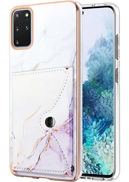 Samsung Galaxy S20 Artı 5g Yumuşak Tpu Tampon Ince Cüzdan Kart Yuvaları (Yurt Dışından)