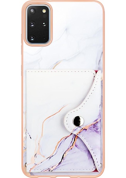 Samsung Galaxy S20 Artı 5g Yumuşak Tpu Tampon Ince Cüzdan Kart Yuvaları (Yurt Dışından)