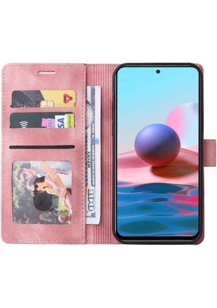 Xiaomi Redmi Not 10 Deri Kılıf Için Flip Case Basit Iş Çevirme (Yurt Dışından) fırsatları