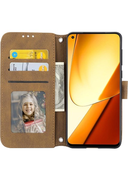 Huawei Mate 60 Pro Artı Pu Deri Cüzdan Kılıf Kickstand Için Flip Case (Yurt Dışından)