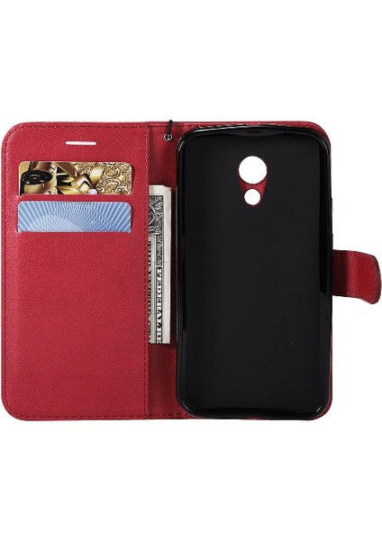 Kart Yuvası Klasik Düz Renk Iş ile Motorola Moto G2 Için Flip Case (Yurt Dışından) fırsatları