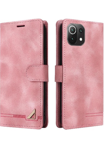 Xiaomi 11 Lite Için Flip Case Cüzdan Basit Iş Darbeye Kapak Çevirin (Yurt Dışından)