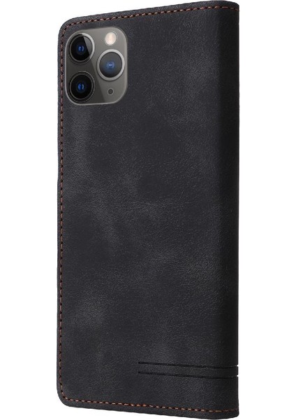 Iphone 11 Için Flip Case Pro Cüzdan Kapak Kapak Darbeye Deri Kılıf (Yurt Dışından)