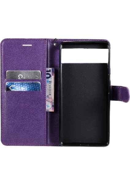 Kart Yuvası Iş Cüzdan Telefon Kılıfı ile Google Piksel 6 Için Flip Case (Yurt Dışından) indirimleri