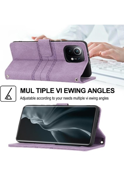Xiaomi Mi 11 Için Flip Case Cüzdan Kılıf Kickstand Darbeye Koruyucu Pu (Yurt Dışından) fırsatları