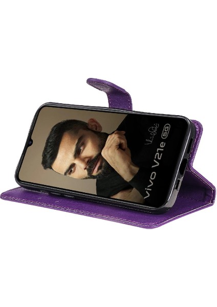 Vivo V21E 5g Klasik Düz Renk Iş Cüzdan Telefon Kılıfı Için Flip Case (Yurt Dışından) fırsatları