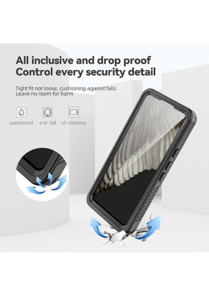 Google Pixel 8 Için Ekran Koruyucu IP68 Su Geçirmez Tam Dahili (Yurt Dışından) modelleri