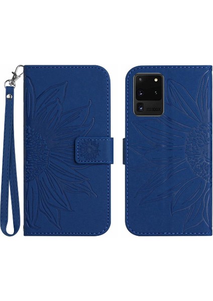 Samsung Galaxy S20 Ultra Flip Cüzdan Telefon Kılıfı Için Kart Yuvaları ile (Yurt Dışından)