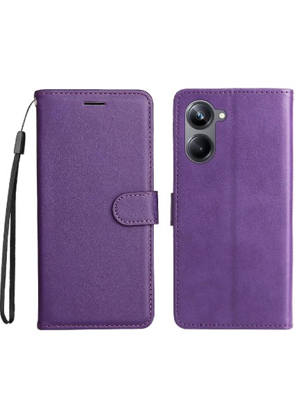 Realme 10 Pro 5g Için Flip Case Yüksek Kaliteli Deri Iş Cüzdan Telefon (Yurt Dışından)