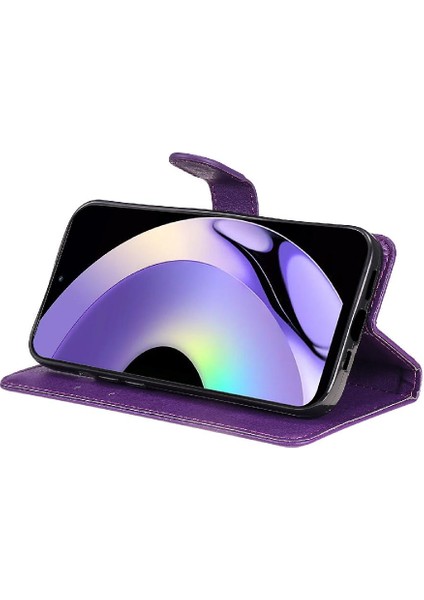 Realme 10 Pro 5g Için Flip Case Yüksek Kaliteli Deri Iş Cüzdan Telefon (Yurt Dışından)