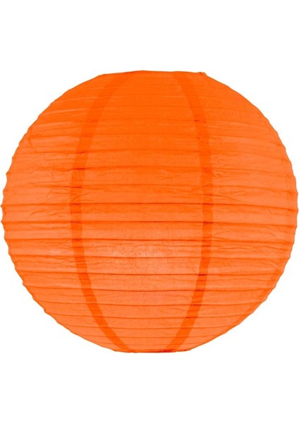 Çin Feneri Asma Süs Turuncu Renk 35 cm 1 Adet Halloween