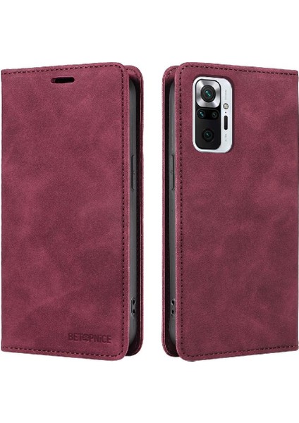 Xiaomi Redmi Not 10 Pro Pu Deri Manyetik Koruyucu Folyo (Yurt Dışından)