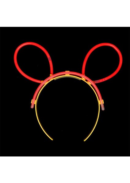 Glow Neon Işıklı Parti Tacı Kırmızı Renk 1 Adet Retro fiyatları
