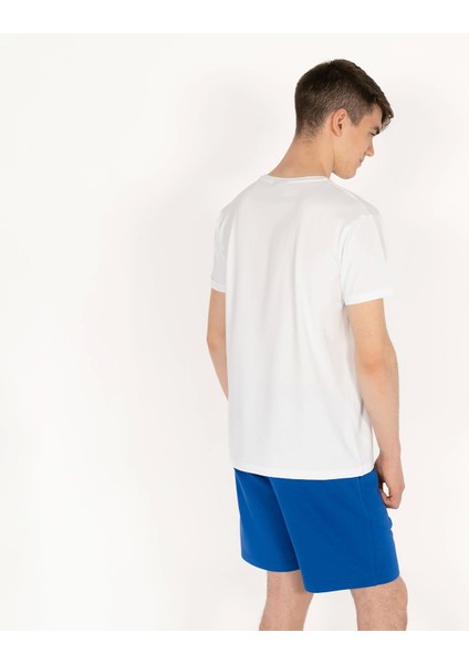 Slimfit Future Baskılı Beyaz Erkek T-Shirt fiyatları