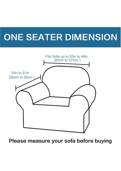 Jakarli Tek Kişilik Koltuk Örtüsü, Berjer Kılıfı Çubuk Desen(1 Adet) fiyatları