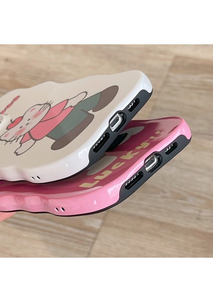 iPhone 15 Pro Kapak Tpu Telefon Koruyucu Kabuk Karikatür Desenli Telefon Kılıfı-Pembe (Yurt Dışından) fırsatları