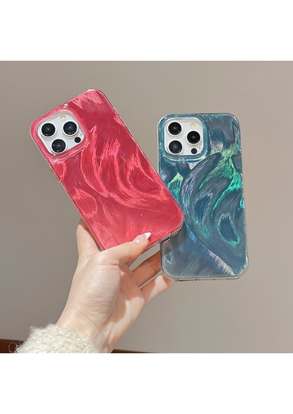 iPhone 14 Pro Max Kılıf Tpu+Pc Darbeye Dayanıklı Desenli Imd Telefon Kapağı-Kırmızı (Yurt Dışından) indirimleri