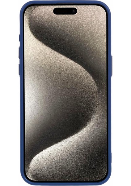 iPhone 15 Pro Için Darbeye Dayanıklı Kılıf Lens Çerçevesi Kickstand Silikon Telefon Kapağı-Safir (Yurt Dışından) indirimleri