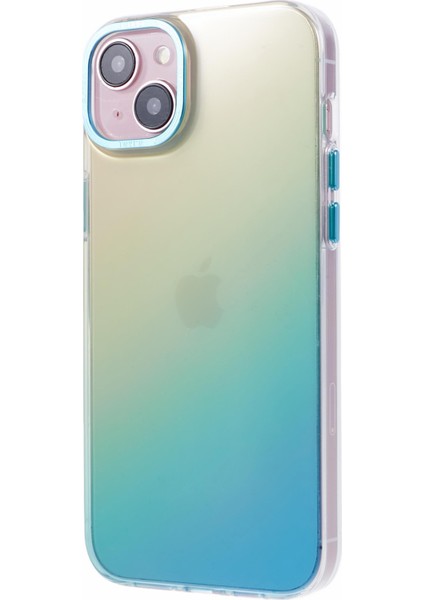 iPhone 14 Plus Cep Telefonu Kılıfı Için Tpu Renkli Tasarım Arka Kapak-Plaj Altın (Yurt Dışından)