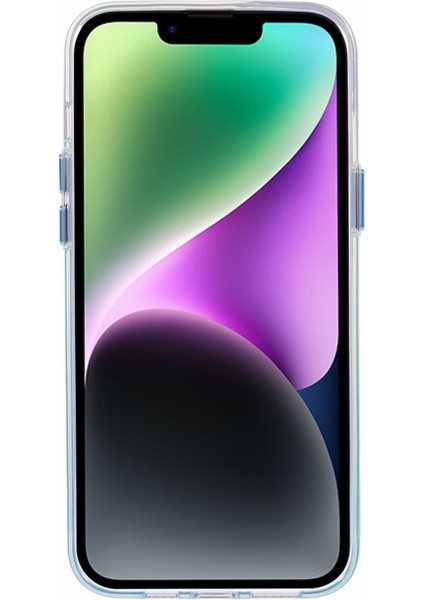iPhone 14 Plus Cep Telefonu Kılıfı Için Tpu Renkli Tasarım Arka Kapak-Plaj Altın (Yurt Dışından)