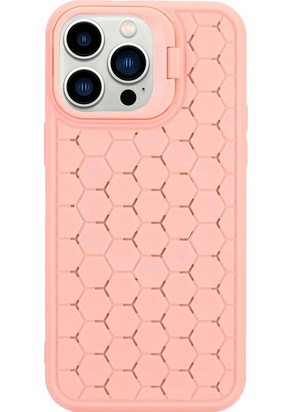 iPhone 12 Pro Max Için Tpu Kılıf Isı Dağılımı Lensli Telefon Kılıfı Kickstand-Pembe (Yurt Dışından) fiyatları