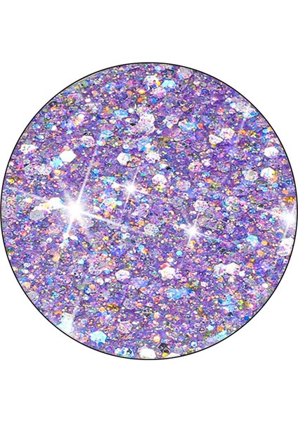 iPhone 11 Pro Max Için Arka Kılıf Sparkle Epoksi Cep Telefonu Esnek Tpu Kapak-Mor (Yurt Dışından)
