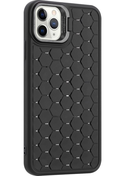 iPhone 11 Pro Için Kılıf Isı Dağılımı Darbeye Dayanıklı Tpu Telefon Kılıfı, Kickstand-Siyah (Yurt Dışından)