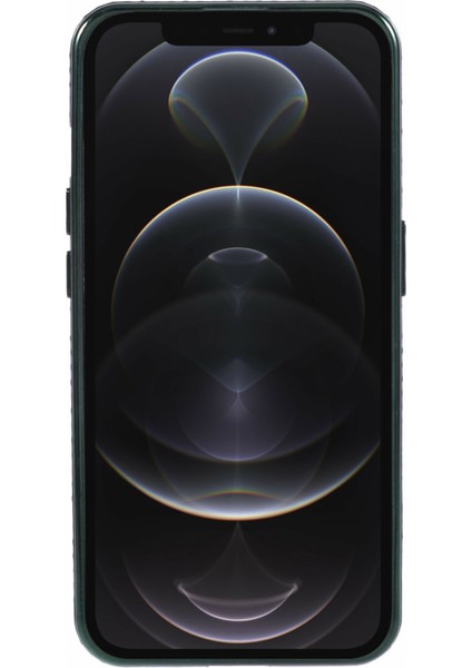 iPhone 12 Pro Max Için Çizilmez Telefon Kılıfı Rhinestones Dekor Tpu Telefon Kapağı-Gece Yarısı Yeşili (Yurt Dışından) fiyatları