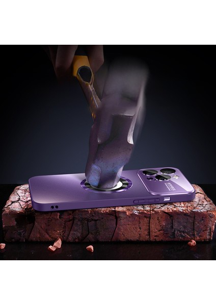 iPhone 12 Pro Max Için 6,7 Inç Manyetik Telefon Kılıfı Anti-Damla Pc Kabuğu Lensli Film-Pembe (Yurt Dışından) indirimleri