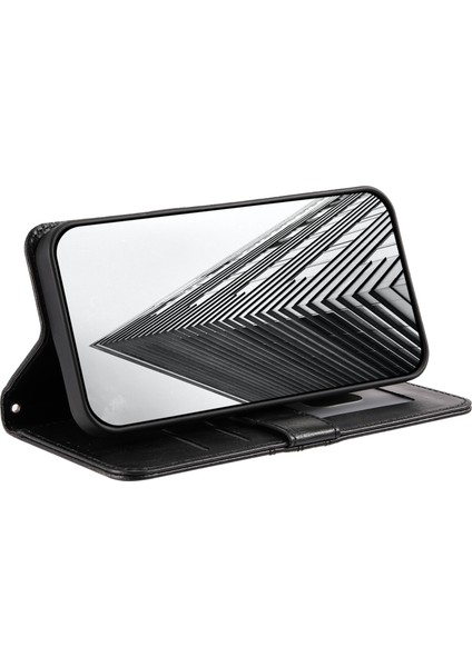 iPhone 11 Kılıf 6 Kart Yuvalı Deri Cüzdan Telefon Kılıfı-Siyah (Yurt Dışından) modelleri