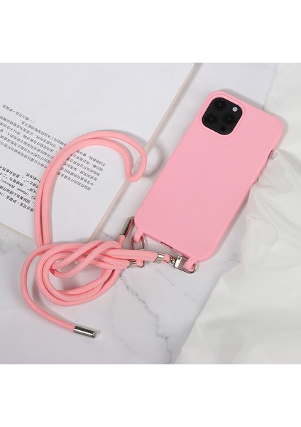 iPhone 13 Pro Tpu Kılıf El Askılı ve Omuz Askılı Koruyucu Telefon Kılıfı-Koyu Yeşil (Yurt Dışından)