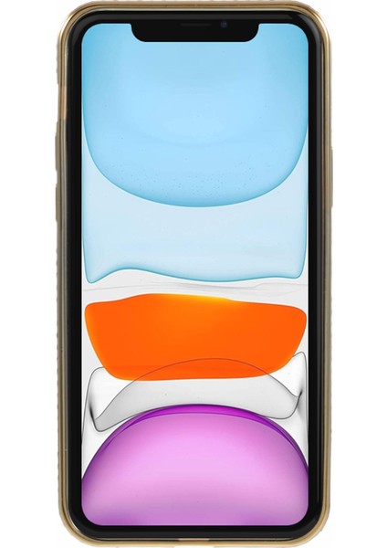 iPhone 11 Için Cep Telefonu Kılıfı Gradyan Tpu Kapak ve Destek Çubuğu/yapay Elmas-Altın (Yurt Dışından) fiyatları