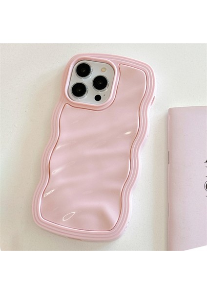 iPhone 15 Pro Kılıf Su Dalgalanma Tpu Çizilmez Telefon Kapağı-Pembe (Yurt Dışından) indirimleri