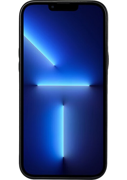 iPhone 13 Pro Için Darbeye Dayanıklı Kılıf Kart Tutucu Pu+Tpu Telefon Kılıfı-Kahverengi (Yurt Dışından)