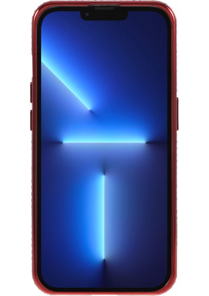 iPhone 13 Pro Için Tpu Kılıf Darbeye Dayanıklı Telefon Kılıfı, Taşlı Dekor-Kırmızı (Yurt Dışından) indirimleri