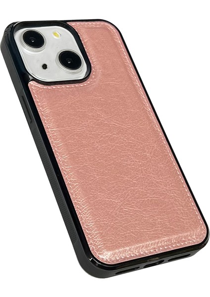 iPhone 13 Için Arka Kılıf Darbeye Dayanıklı Pu Deri Kaplamalı Tpu Buzağı Dokulu Telefon Kapağı-Gül Altın (Yurt Dışından) modelleri