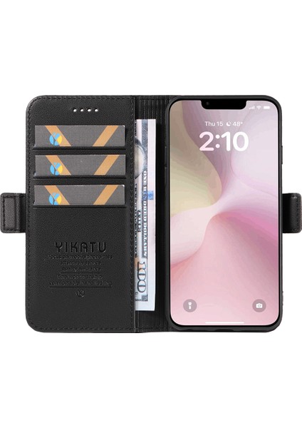 iPhone SE(2024) Kılıf Deri Cüzdan Telefon Kapağı Mobil Aksesuarları -Siyah (Yurt Dışından) fiyatları