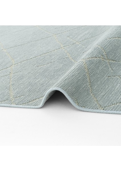 Berry 8208 Gri Halı Salon Halısı Iskandinav Halı Kesme Halı Yolluk Kaymaz Taban Halı Ince Halı Kilim